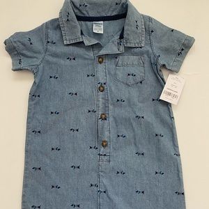 NWT Boys 24M Dachshund Romper Carter’s